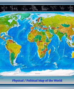 Арт.51505 Карта мира