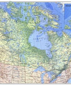 Арт.51517 Карта. Канада