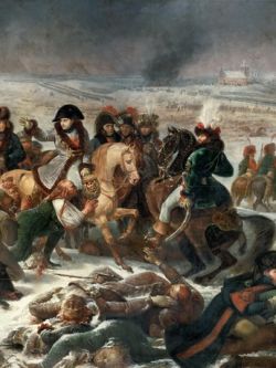 Арт.26060 Антуан-Жан Гро. Наполеон в битве при Эйлау 9 февраля 1807 года